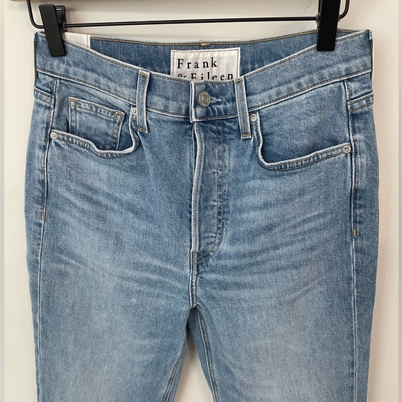 NEW Frank & Eileen MONAGHAN Straight Leg Jeans 1990 Wash 28 Italian Denim G12 - Picture 4 of 11